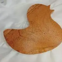 Wooden Duck Shaped Plate