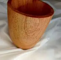 Wooden Glass With Cup