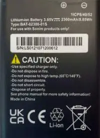 OEM Original Genuine Sonim BAT-02300
