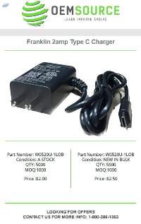 Franklin 2amp Type C charger