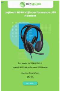 Logitech H540 High-performance