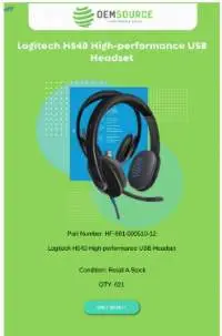 Logitech H540 High-performance