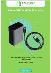 3 Amp Cube and Cable Combo