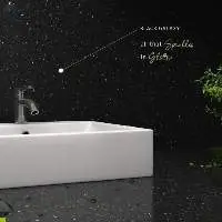 Black and star galaxy granite slabs