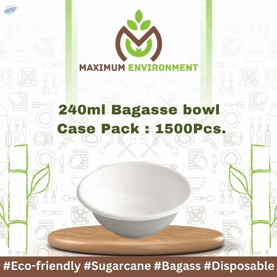 240ml Bagasse Bowl