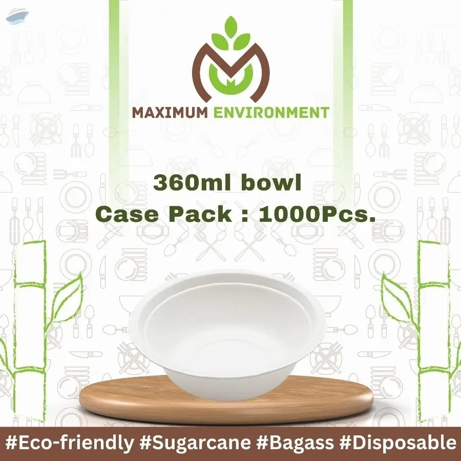 360ml Bagasse Bowl