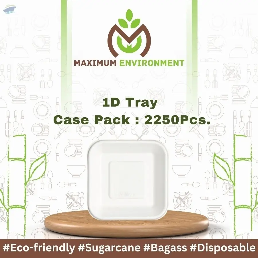 1D Bagasse Tray
