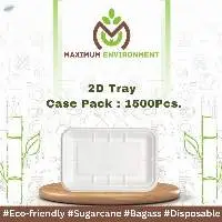 2D Bagasse Tray