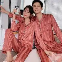 Spring Autumn Long Sleeve Plus Size Sleepwear