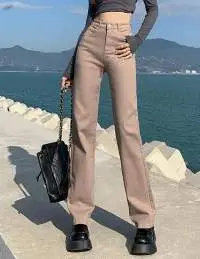 Spring Straight Jeans Woman
