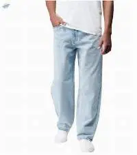 Loose Fit Light Wash Denim Skate Jeans