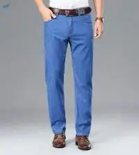 Men Jeans Classic Straight Loose Trousers
