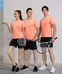 Sports Ice Silk Quick-drying Round Neck T-shirt