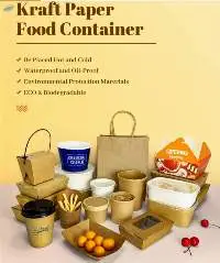 Eco Friendly Packaging Food Box Takeaway