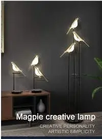 Nordic Bird LED Floor Lamps