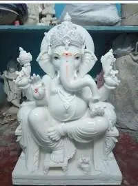 White Stone Sculptures