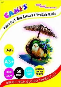 GAMI'S 12x18 Inkjet Photo Glossy Paper 300 gsm