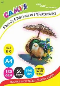 GAMI'S Double Side High Gloss Inkjet Photo Paper