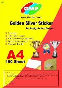GMP Gold/Silver Adhesive Sticker Paper
