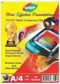 GMP Trophy Transparency Film For Inkjet Printers