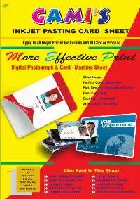 GMP Inkjet Pasting Card Sheet For Id Card