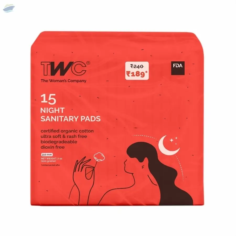 TWC Sanitary Night Pad Value Pack 15