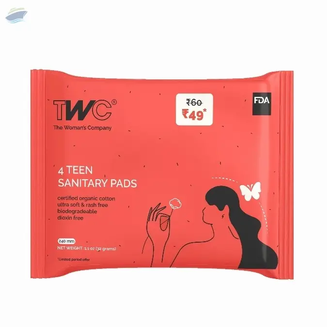 TWC Sanitary Teen Pad Value Pack 4