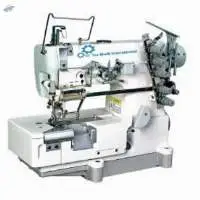 3 Needle 5 Thread Flat Bed Sewing Machine