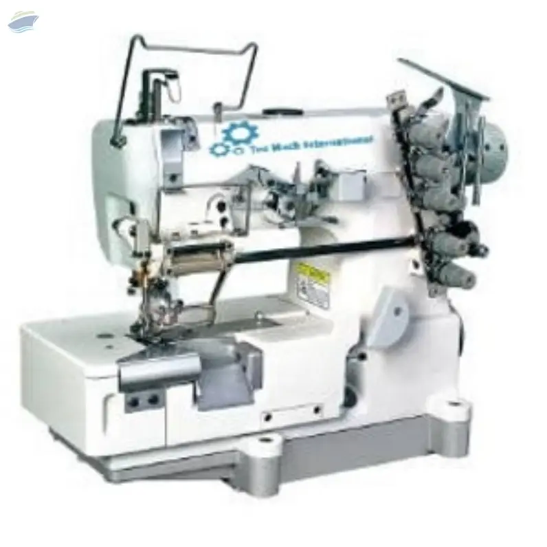 3 Needle 5 Thread Flat Bed Sewing Machine