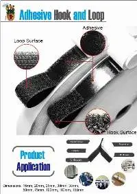 Adhesive Hook And Loop Tape