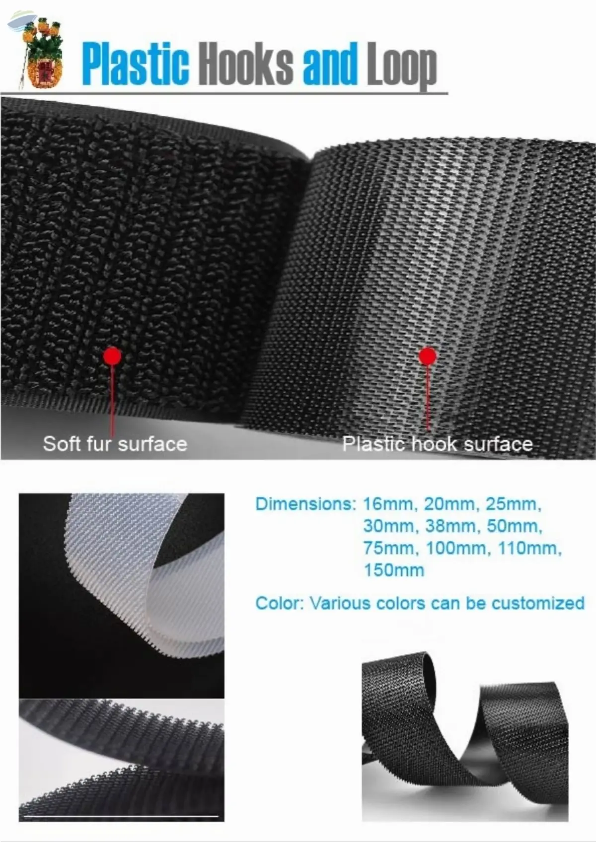 Plastic Hooks And Loop by Wanglai Technology (Huizhou) Co., Ltd