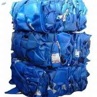 HDPE Blue Drum Scrap Baled