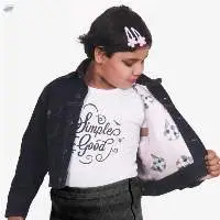 Childrens Denim Jacket With Cute Lining