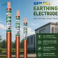 Gemfill Copper Bonded Earthing Electrode