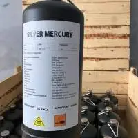 Pure Liquid Metal Silver Mercury  