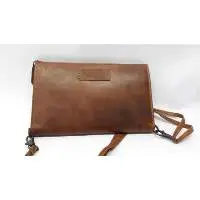 Retro Leather Clutch Bag