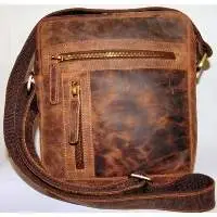 Leather Messenger Bag