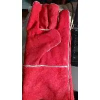Industrial Welding Leather Gloves With Lacing