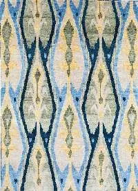 Navy/Cloud White Hand Knotted Carpet