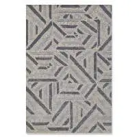 Braheem Hand Tufted Woollen And Viscose Rug