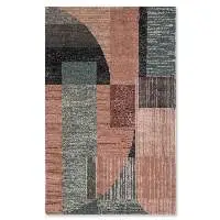 Apohis Hand Tufted Woollen And Viscose Rug