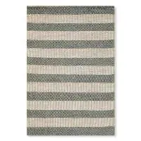 Striped Jute Flat Weave Dhurrie