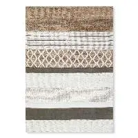Fusion Flat Weave Wool And Jute Dhurrie