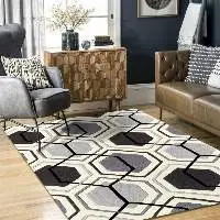 Beehive Pattern Carpet | Handmade