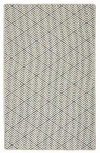 Pacific Handmade Trellis Blue & Ivory Rug.