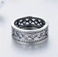 Vintage Fashion Versatile Silver Plated Ring