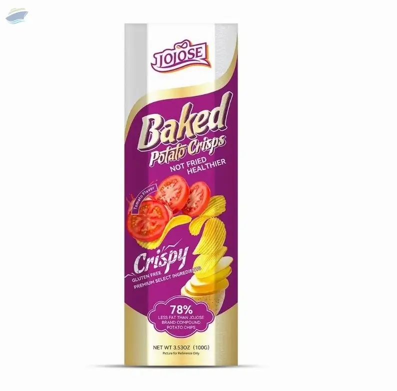 Baked Potato Chips Tomato Flavor 100g Box