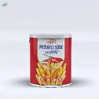 Sliced Potato Chips Hot & Spicy Flavor 45g Can
