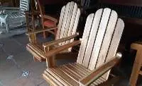 Teak Maria Slat Style Adirondack Chair