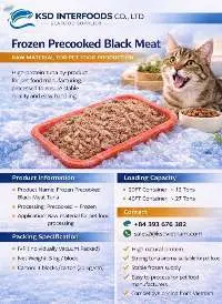 Frozen Precooked Black Meat Tuna